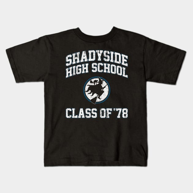 Shadyside High School Class of 78 Kids T-Shirt by huckblade